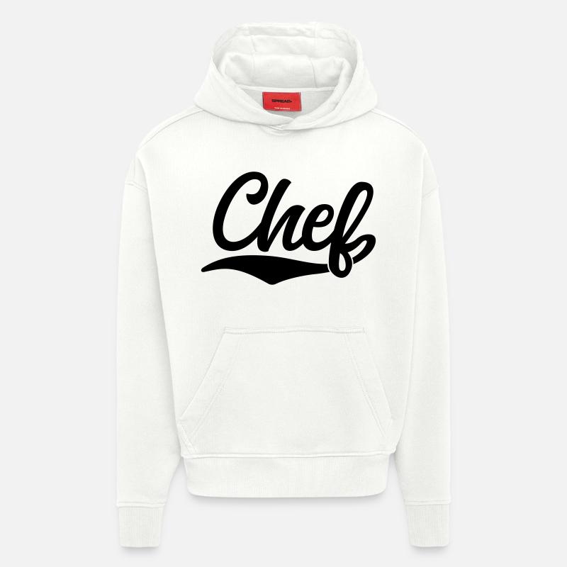 Chef - Hoodie- made by SPREAD - OFF WHITE