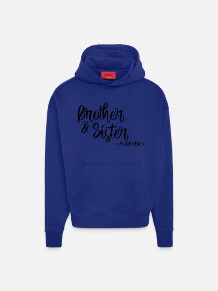 Bruder und Schwester - Hoodie- made by SPREAD  - OFF WHITE