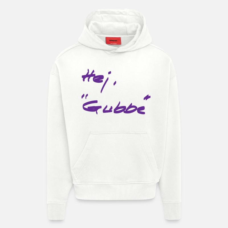 Begrüßung - anders - schwedisch - Hoodie- made by SPREAD  - OFF WHITE