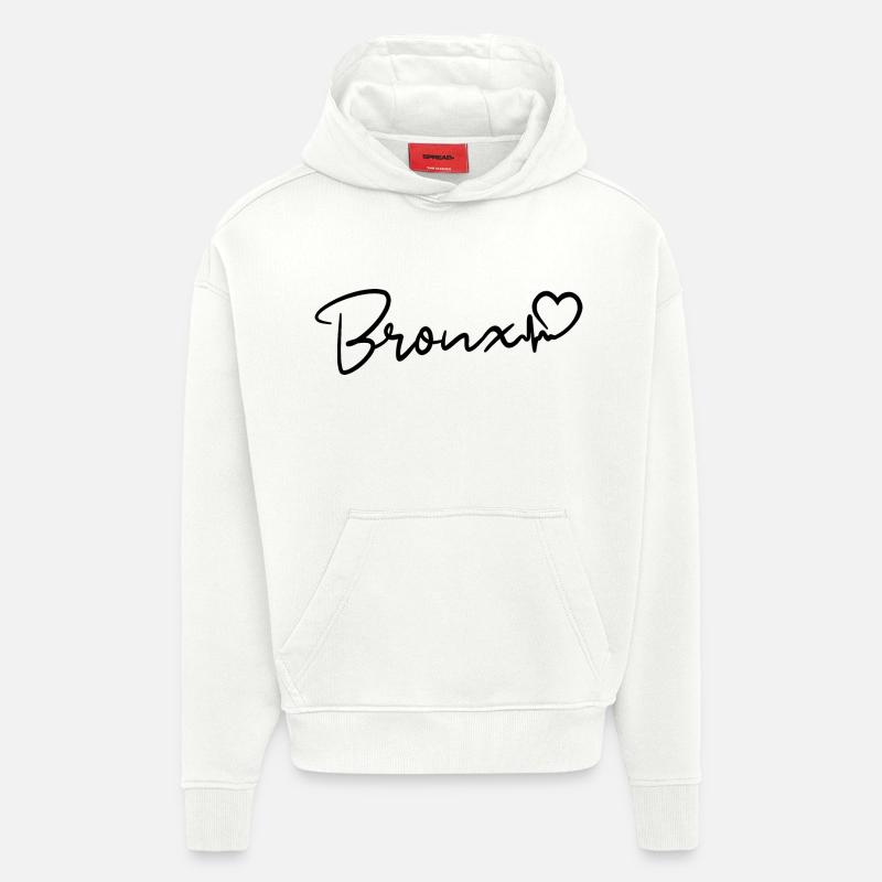 Bronx Herzschlag NYC - Hoodie- made by SPREAD  - OFF WHITE