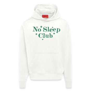 No Sleep Club - Hoodie- made by SPREAD  - OFF WHITE - Vorne