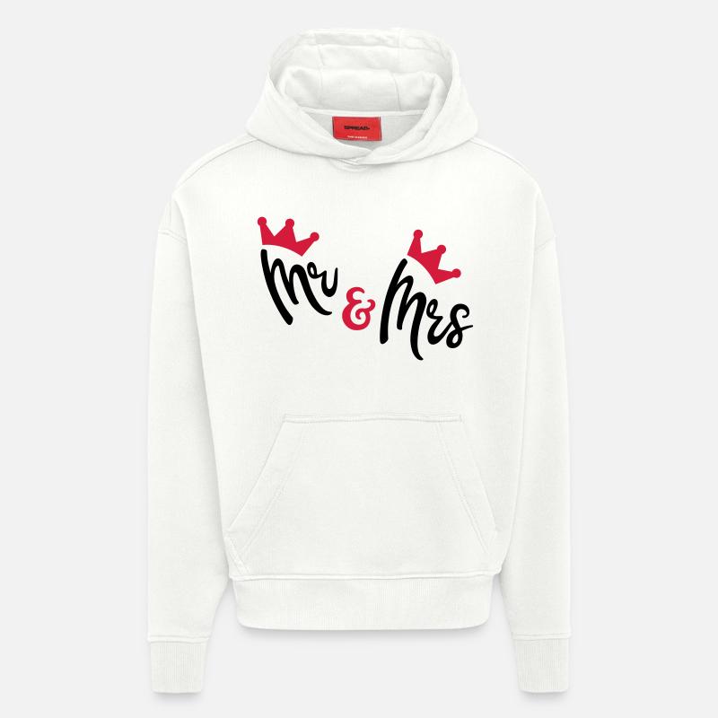 wedding - Hoodie- made by SPREAD - OFF WHITE