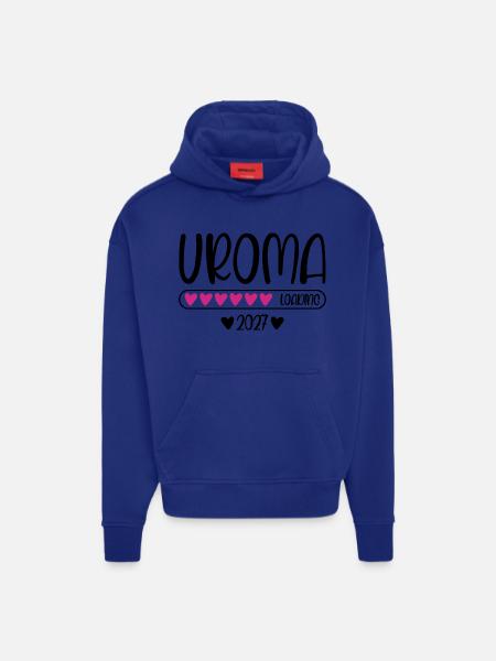 Uroma 2027 loading mit Herzchen Ladebalken - Hoodie- made by SPREAD - OFF WHITE
