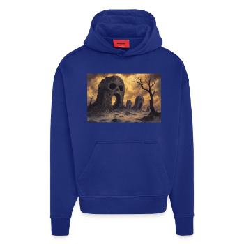 Dark fantasy horror illustration - Hoodie- made by SPREAD  - OFF WHITE - Front