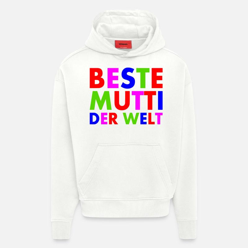 Beste mutti der welt - Hoodie- made by SPREAD  - OFF WHITE