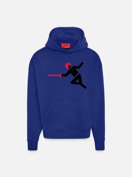 fencing - Hoodie- made by SPREAD  - OFF WHITE