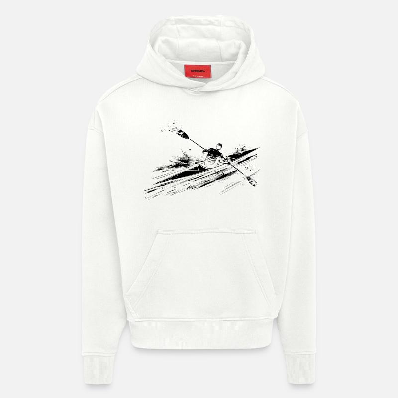 Ruderer - Hoodie- made by SPREAD  - OFF WHITE