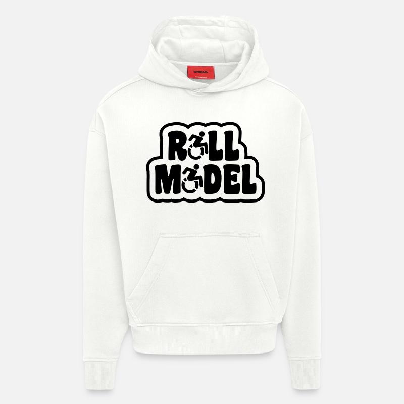 Vorbild. Für den echten Rollstuhlfahrer # - Hoodie- made by SPREAD  - OFF WHITE