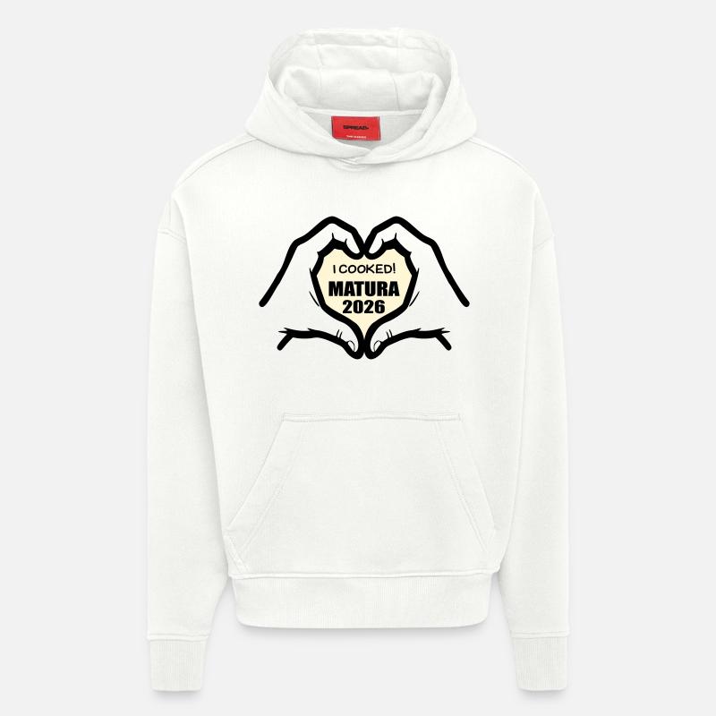 Abschluss Matura 2026 Kochen - Hoodie- made by SPREAD  - OFF WHITE
