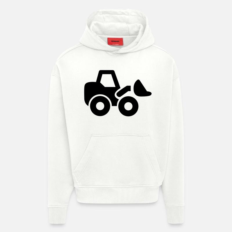 Bagger - Hoodie- made by SPREAD - OFF WHITE