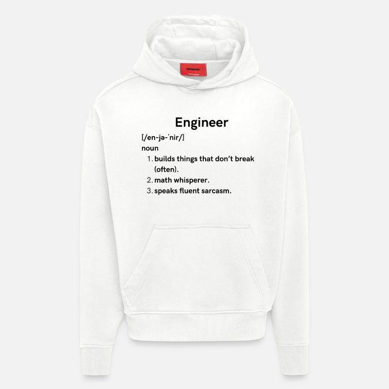engineer  - Hoodie- made by SPREAD  - OFF WHITE