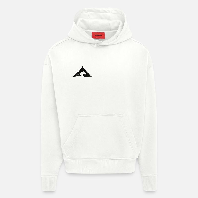 Panthère - Sweat à capuche bio épais oversize fabriqué en UE - OFF WHITE