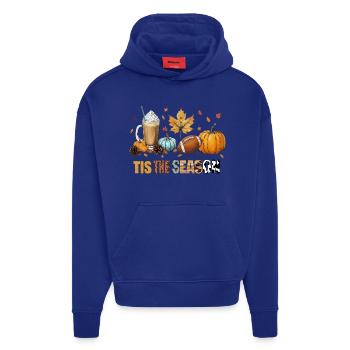 Tis the season Autumn time with football and coffee - Hoodie- made by SPREAD  - OFF WHITE - Front