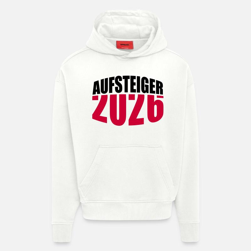 Aufsteiger 2026 Aufstieg - Hoodie- made by SPREAD  - OFF WHITE