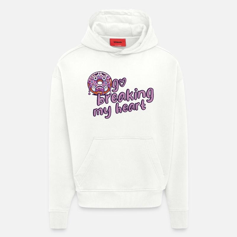 Doughnut - Hoodie- made by SPREAD - OFF WHITE