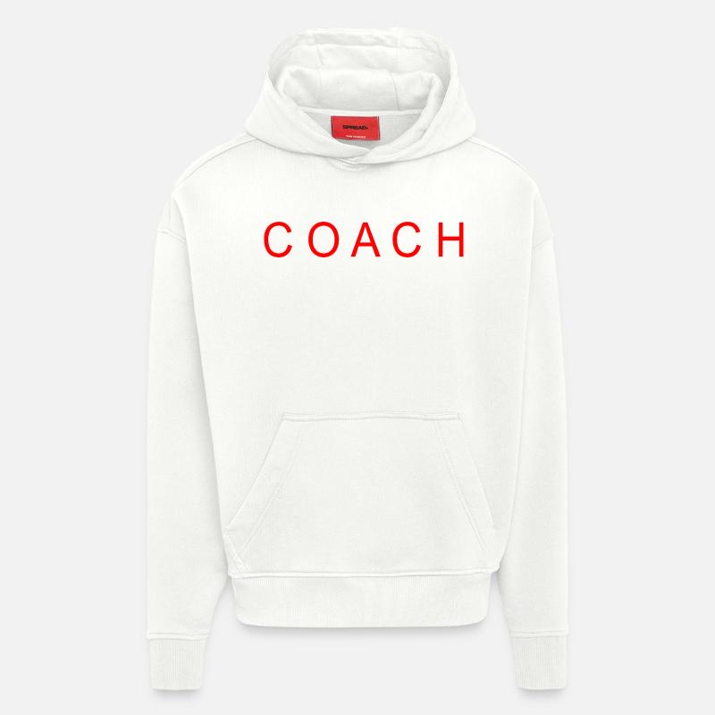 Coach - Sweat à capuche bio épais oversize fabriqué en UE - OFF WHITE