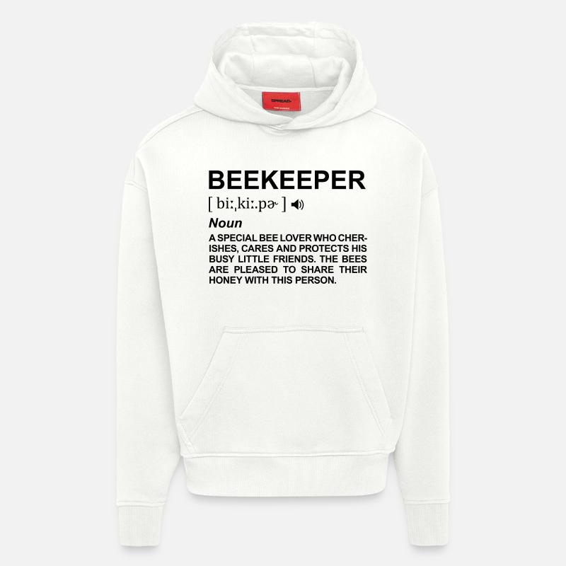 Imker Begriff - Hoodie- made by SPREAD  - OFF WHITE