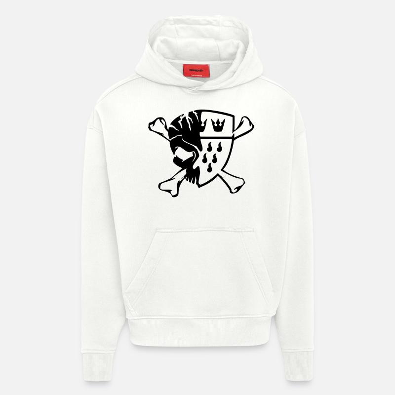 ClashTomized Logo Schwarz - Hoodie- made by SPREAD  - OFF WHITE