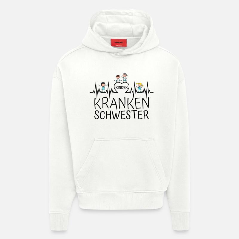 Kinderkrankenschwester Kinder Krankenschwester - Hoodie- made by SPREAD  - OFF WHITE