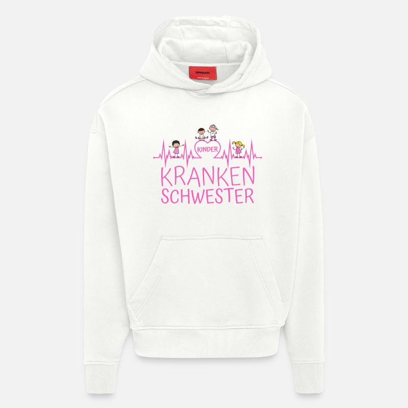 Kinderkrankenschwester Kinder Krankenschwester - Hoodie- made by SPREAD - OFF WHITE
