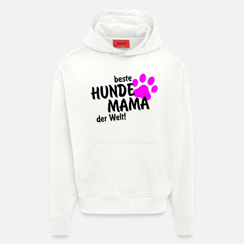 beste Hundemama der Welt - Hoodie- made by SPREAD  - OFF WHITE
