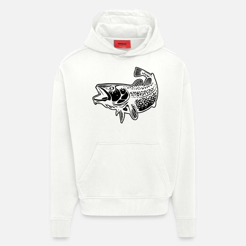 cod - Hoodie- made by SPREAD  - OFF WHITE