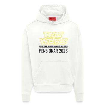 Pensionär 2026 Das wars Ruhestand Beamter Pension - Hoodie- made by SPREAD  - OFF WHITE - Vorne