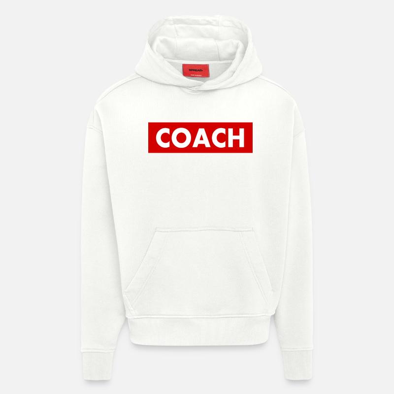 Coach - Sweat à capuche bio épais oversize fabriqué en UE - OFF WHITE