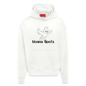 kloana Spotz-kleiner Spatz,Austrian dialect - Hoodie- made by SPREAD  - OFF WHITE - Front