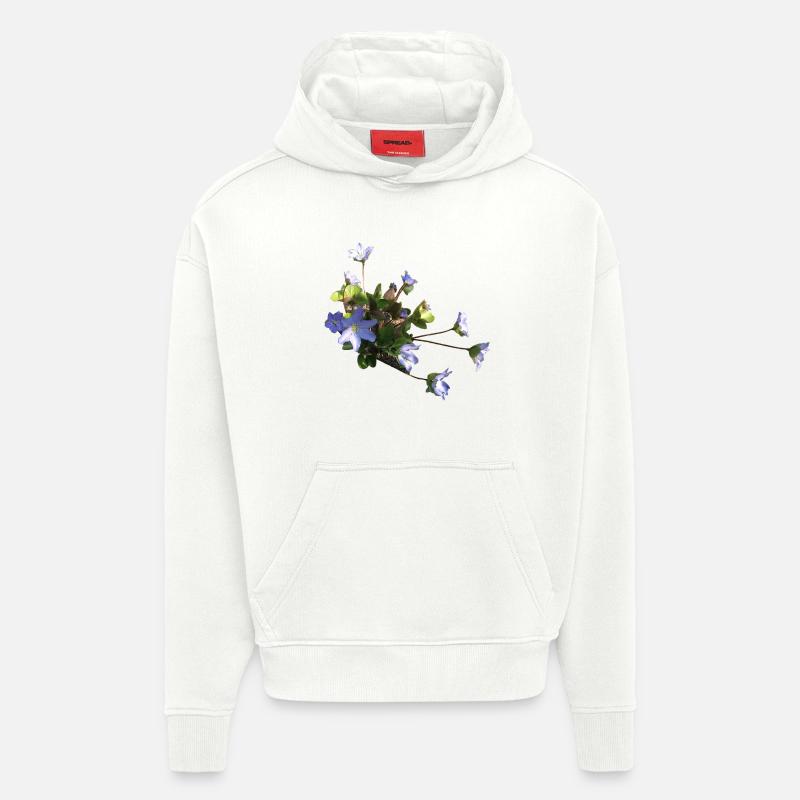 Leberblümchen - Hoodie- made by SPREAD  - OFF WHITE