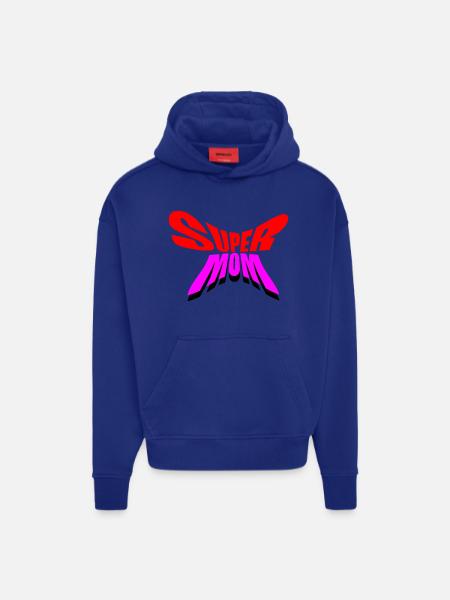 Super Mama / Super Mama - Hoodie- made by SPREAD - OFF WHITE