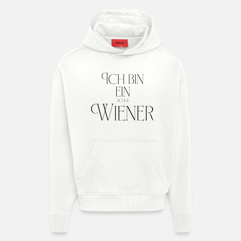 Ich bin ein (Schla) Wiener - Hoodie- made by SPREAD  - OFF WHITE