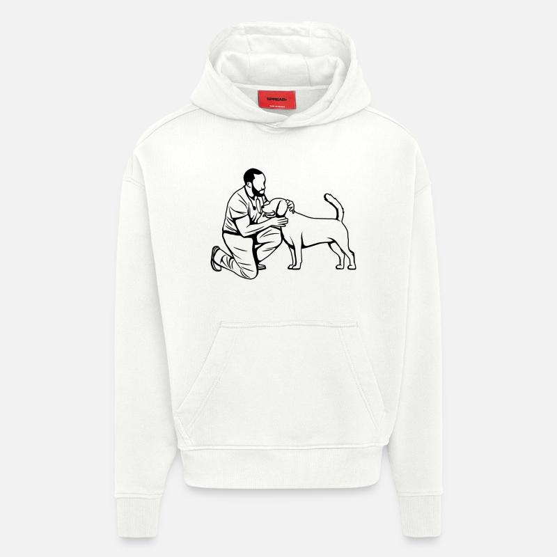 Veterinary technician - Hoodie- made by SPREAD  - OFF WHITE