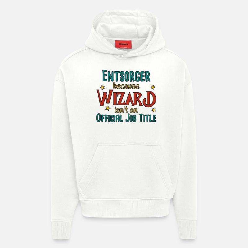 Assistant d’élimination - Sweat à capuche bio épais oversize fabriqué en UE - OFF WHITE