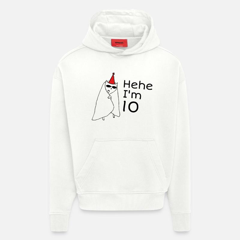 10. Jubiläum – 10. Jubiläumsgeschenk - Hoodie- made by SPREAD  - OFF WHITE