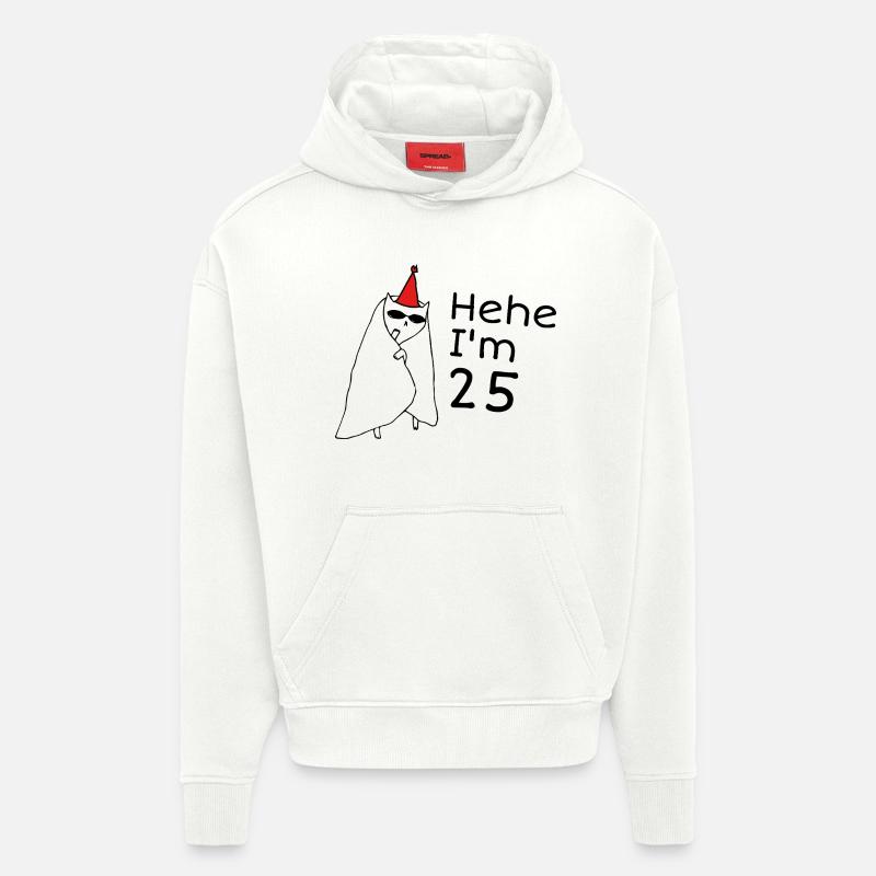 25. Jubiläum – 25. Jubiläumsgeschenk - Hoodie- made by SPREAD  - OFF WHITE