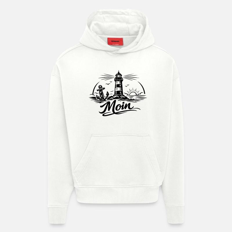 Moin - Hoodie- made by SPREAD - OFF WHITE