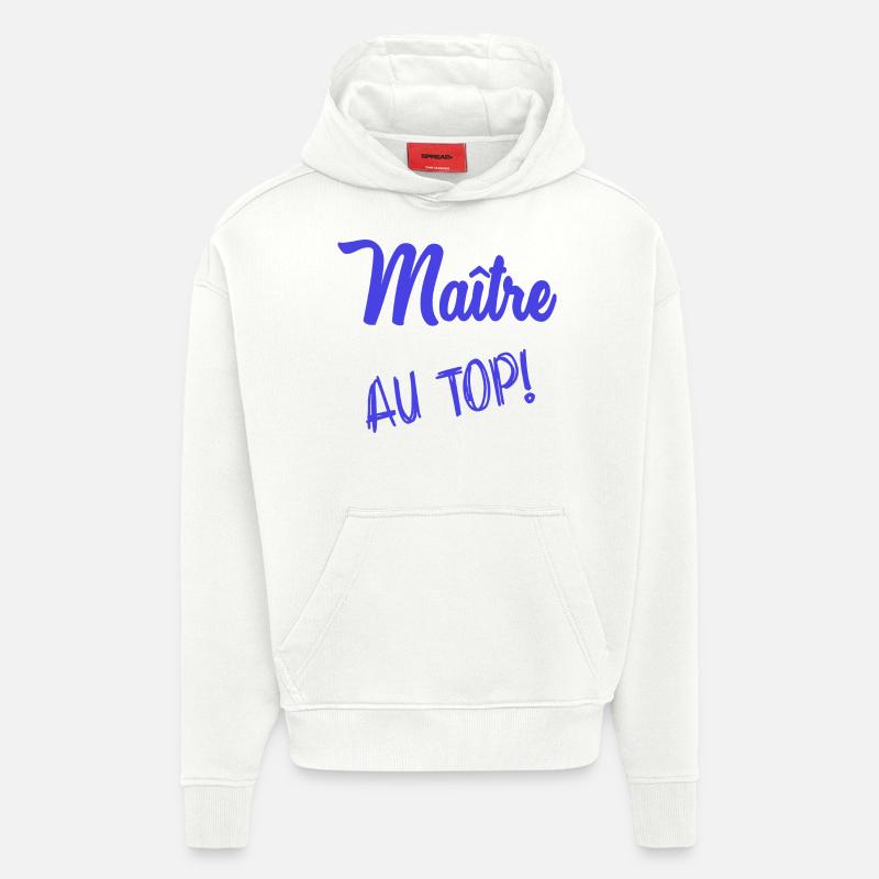 MASTER. MASTER. HUMOR - Hoodie- made by SPREAD  - OFF WHITE