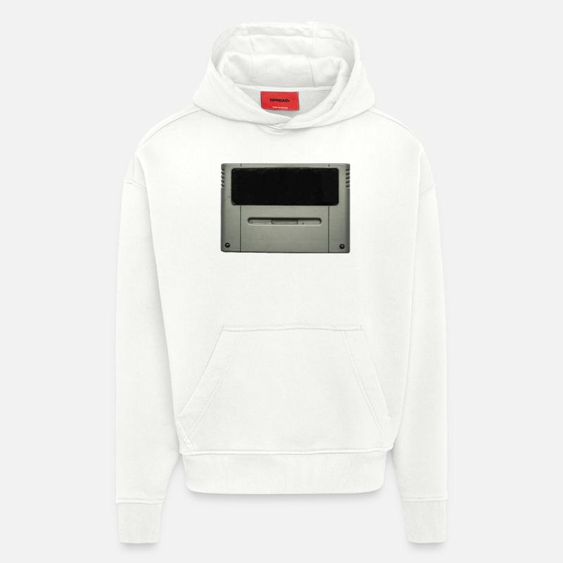 Console de jeu Kartusche - Sweat à capuche bio épais oversize fabriqué en UE - OFF WHITE