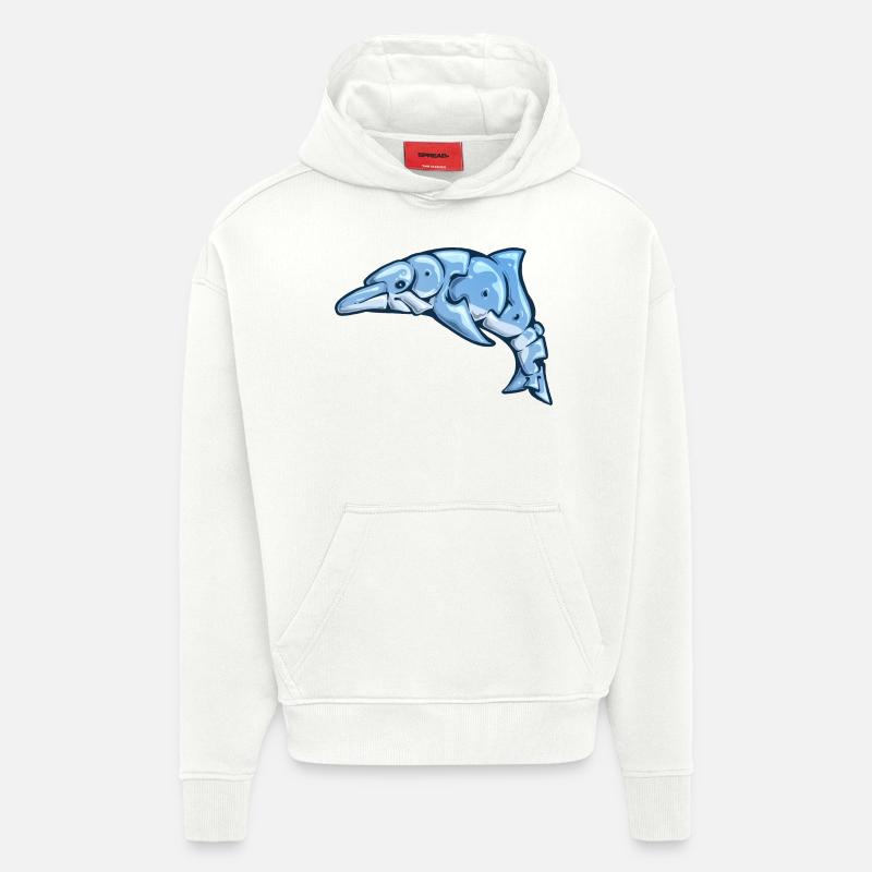 Graff Dauphin - Sweat à capuche bio épais oversize fabriqué en UE - OFF WHITE