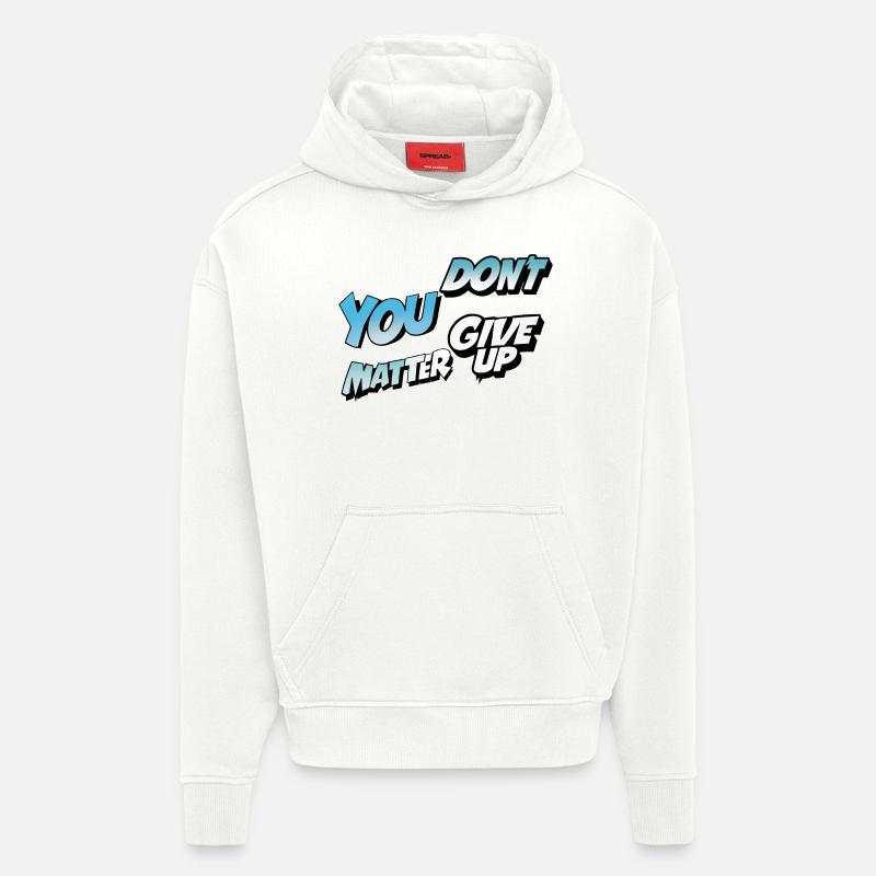 Gebt nicht auf oder ja - Hoodie- made by SPREAD  - OFF WHITE