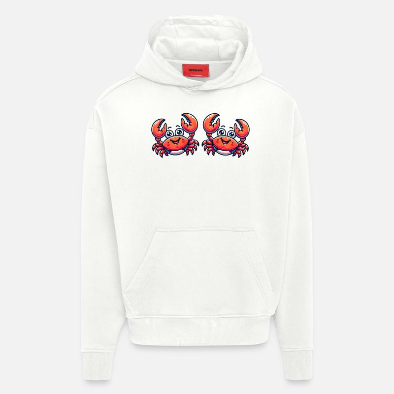 krabbe comic 2 - Hoodie- made by SPREAD  - OFF WHITE
