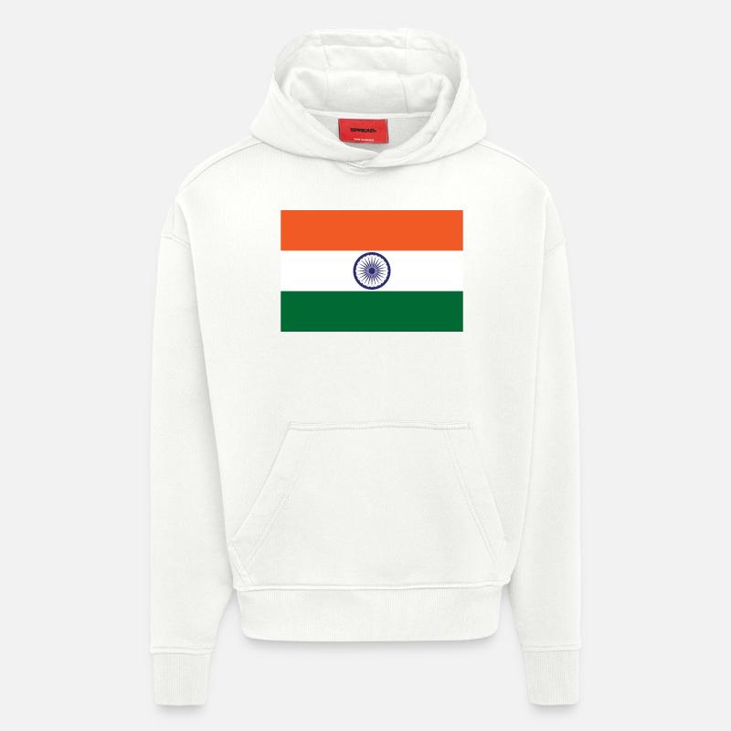 Indien - Hoodie- made by SPREAD  - OFF WHITE