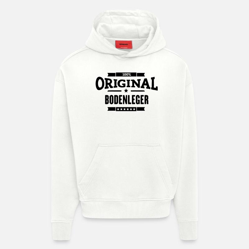 Original Bodenleger - Hoodie- made by SPREAD  - OFF WHITE