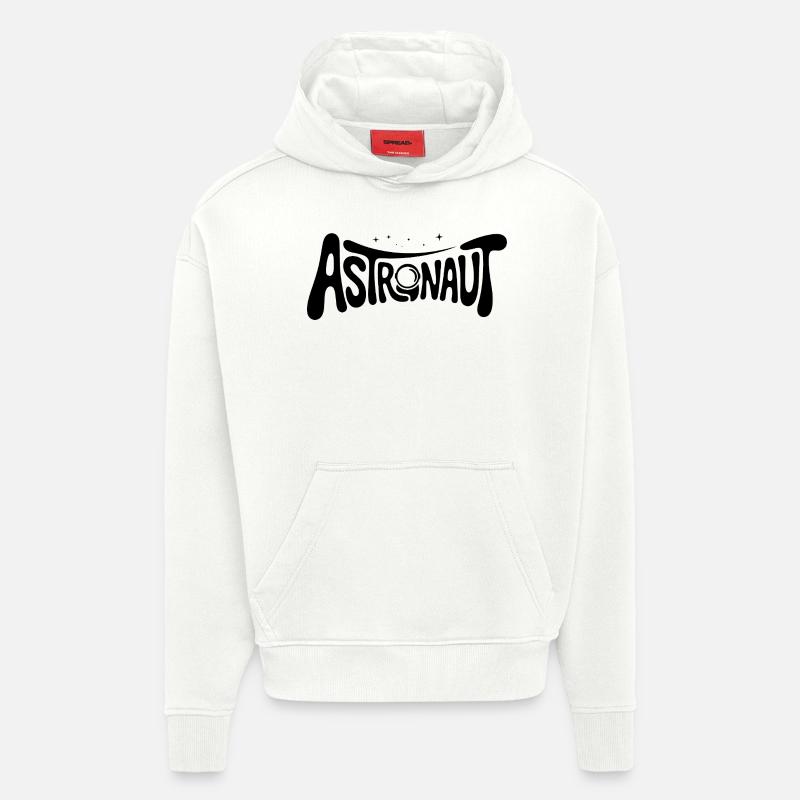 Astronaut - Cooles Astonomy-Logo - Hoodie- made by SPREAD  - OFF WHITE