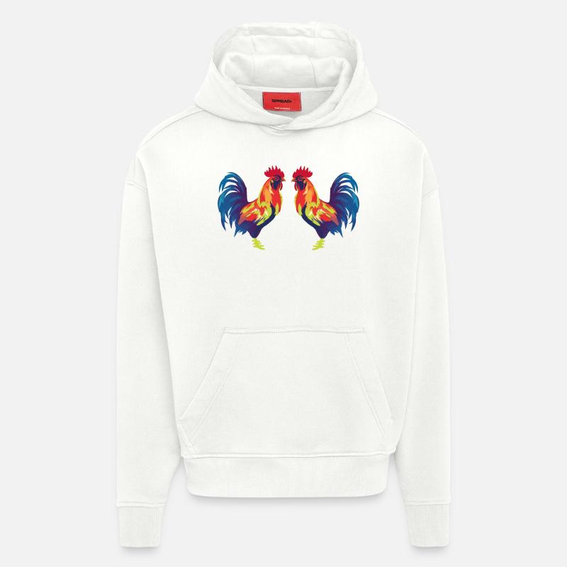 hahn 2 - Hoodie- made by SPREAD  - OFF WHITE