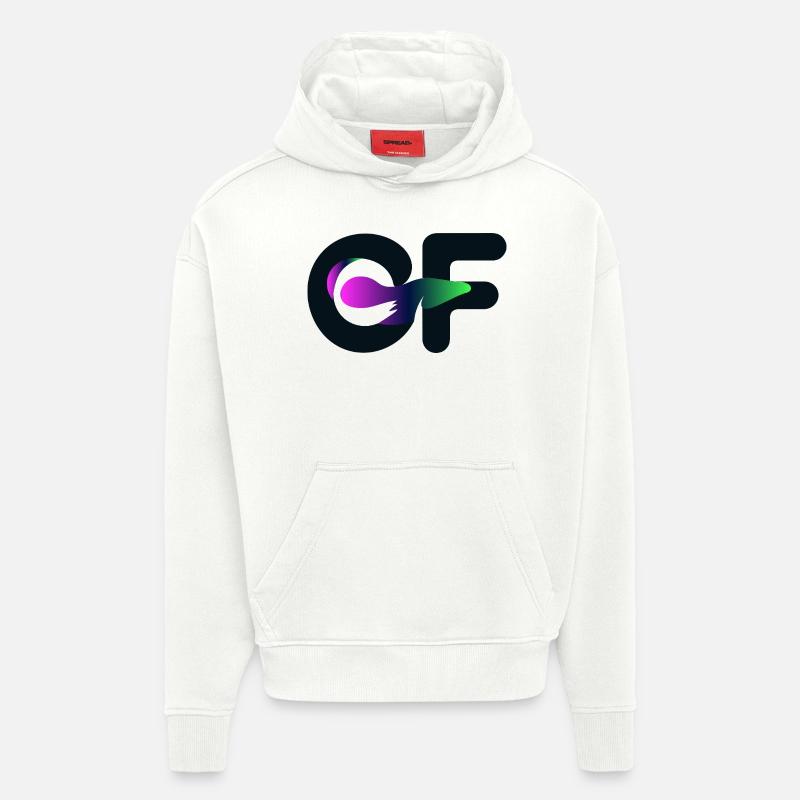 TSHIRT COOL, DE - Sweat à capuche bio épais oversize fabriqué en UE - OFF WHITE