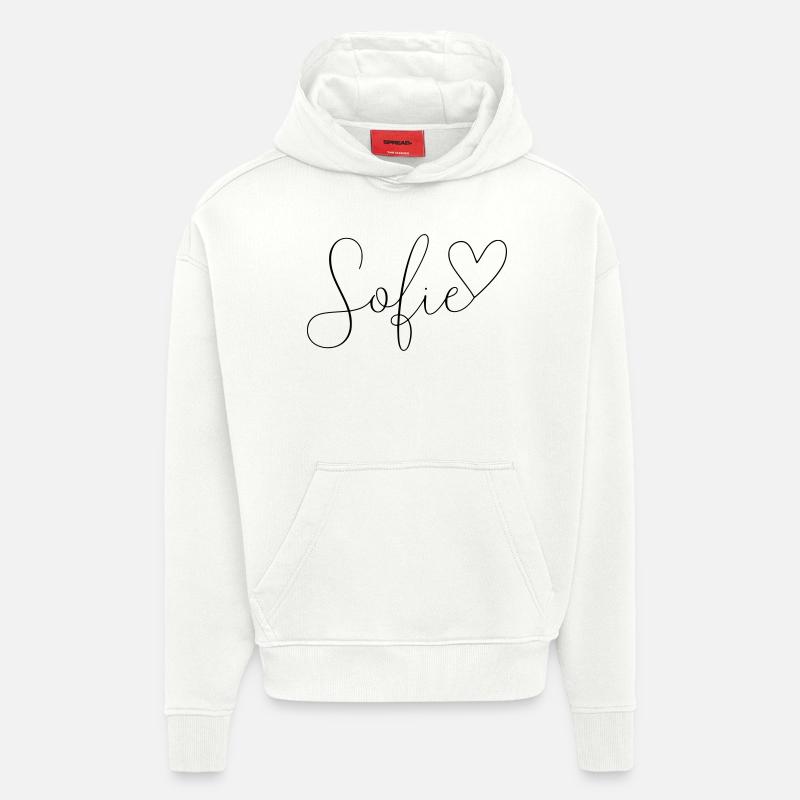 Sofie Name Vorname Mädchen - Hoodie- made by SPREAD  - OFF WHITE