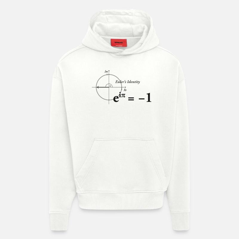 Euler Formel Mathe dark - Hoodie- made by SPREAD  - OFF WHITE