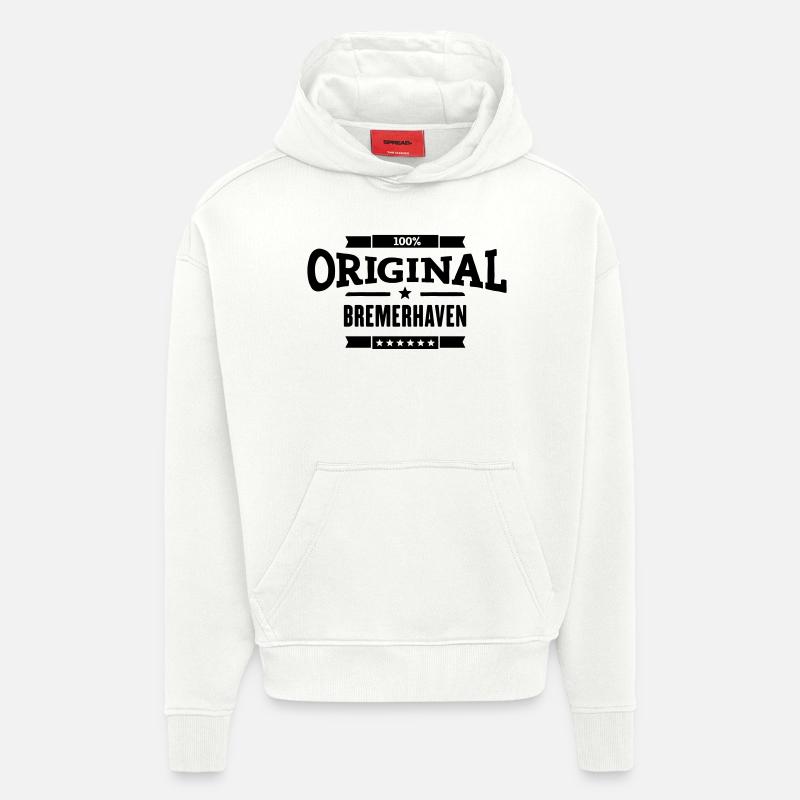 Original Bremerhaven - Hoodie- made by SPREAD  - OFF WHITE